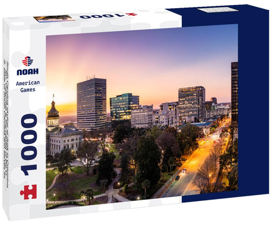 Noah Jigsaw Puzzle South Carolina skyline at dusk in Columbia, SC. Columbia is the capital of the U.S. state of South Carolina and serves as the county seat of Richland County 1000 pieces
