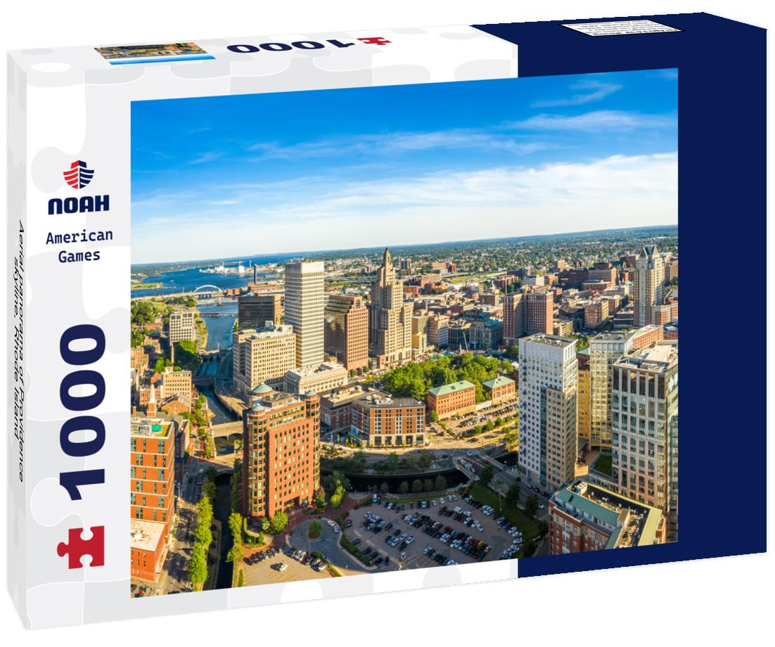 Noah Jigsaw Puzzle Aerial panorama of Providence skyline, Rhode Island 1000 pieces