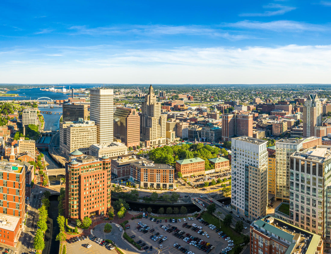 Noah Jigsaw Puzzle Aerial panorama of Providence skyline, Rhode Island 1000 pieces