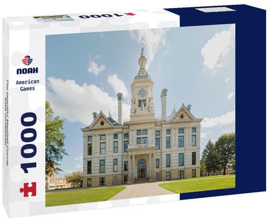 Noah Jigsaw Puzzle The beautiful Marshall County, Iowa courthouse  1000 pieces