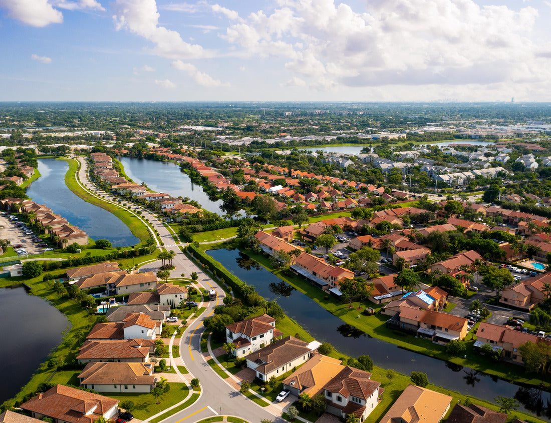 Noah Jigsaw Puzzle Aerial view of suburb of Pembroke Pines in Miami 1000 pieces