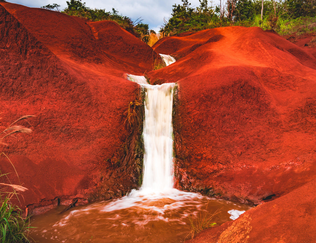 Noah Jigsaw Puzzle The famous Red Waterfalls, a cascading freshwater waterfall over iron-rich basalt in Waimea Canyon State Park, on the west side of the island of Kauai, Hawaii, USA 1000 pieces