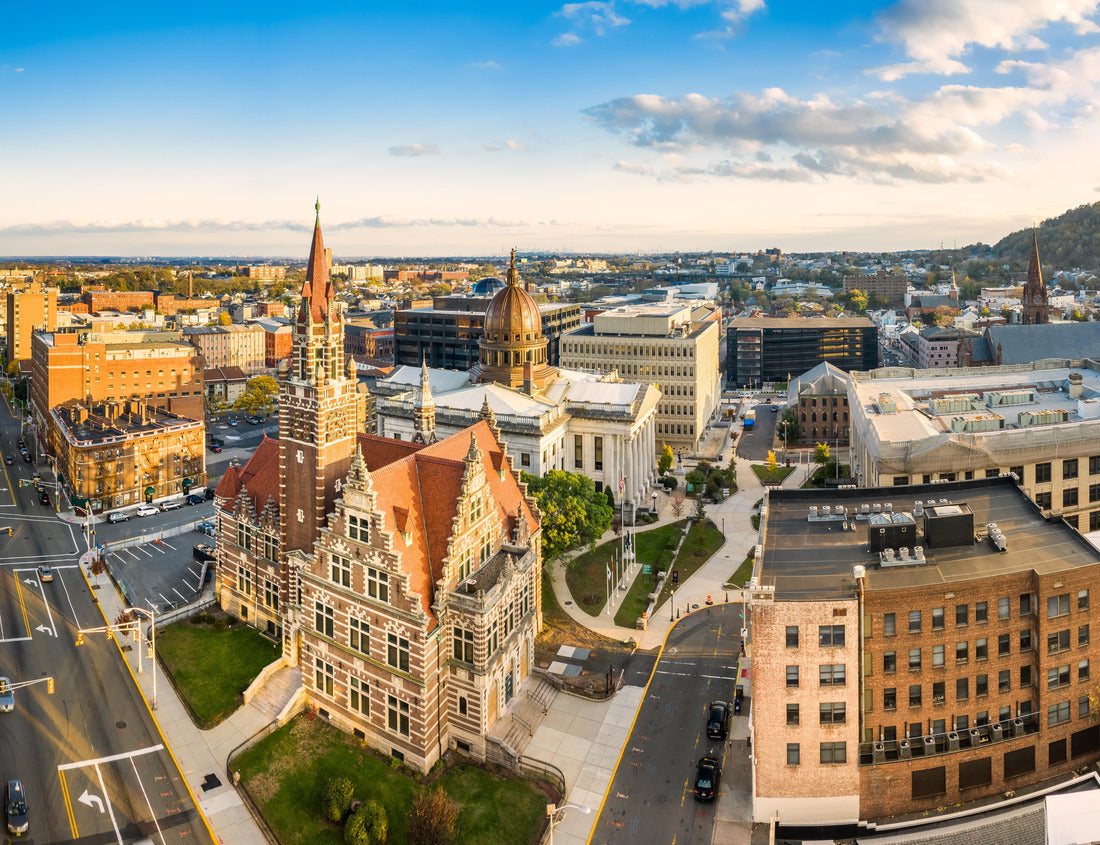 Noah Jigsaw Puzzle Aerial view of Paterson, NJ and its old courthouse 1000 pieces
