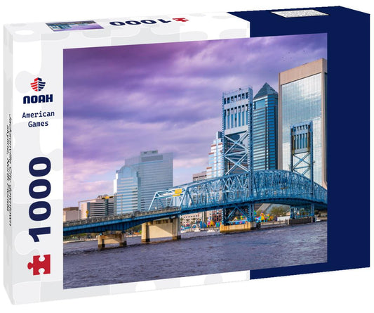 Noah Jigsaw Puzzle Jacksonville City downtown skyline, North Florida 1000 pieces