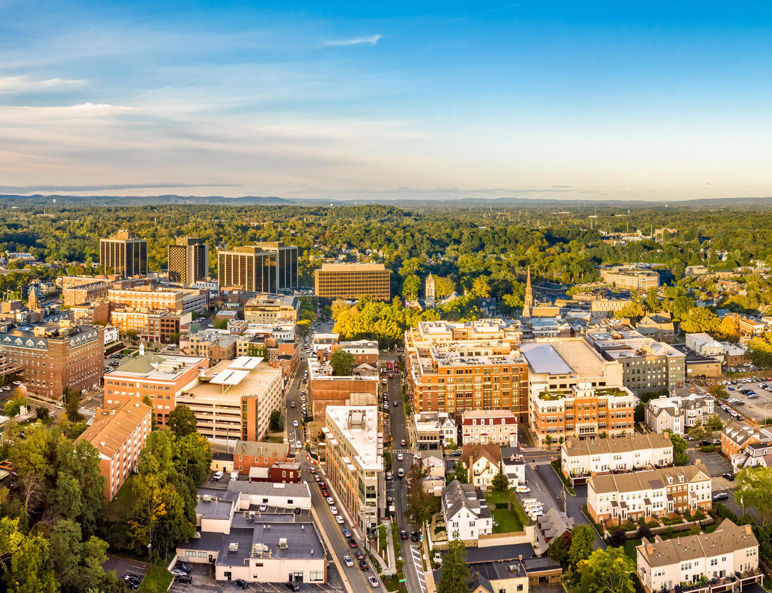 Noah Jigsaw Puzzle Aerial cityscape of Morristown, New Jersey 1000 pieces