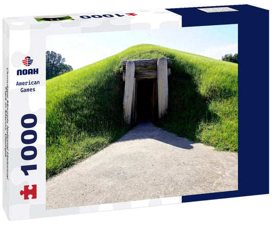Noah Jigsaw Puzzle Ocmulgee Mounds National Historical Park in Macon, Georgia 1000 pieces
