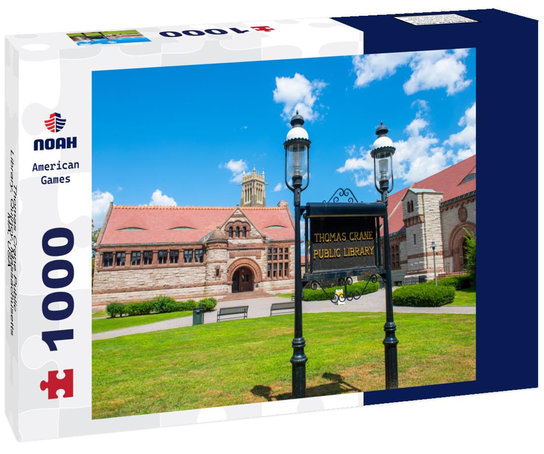 Noah Jigsaw Puzzle Thomas Crane Public Library, Quincy, Massachusetts MA, USA 1000 pieces