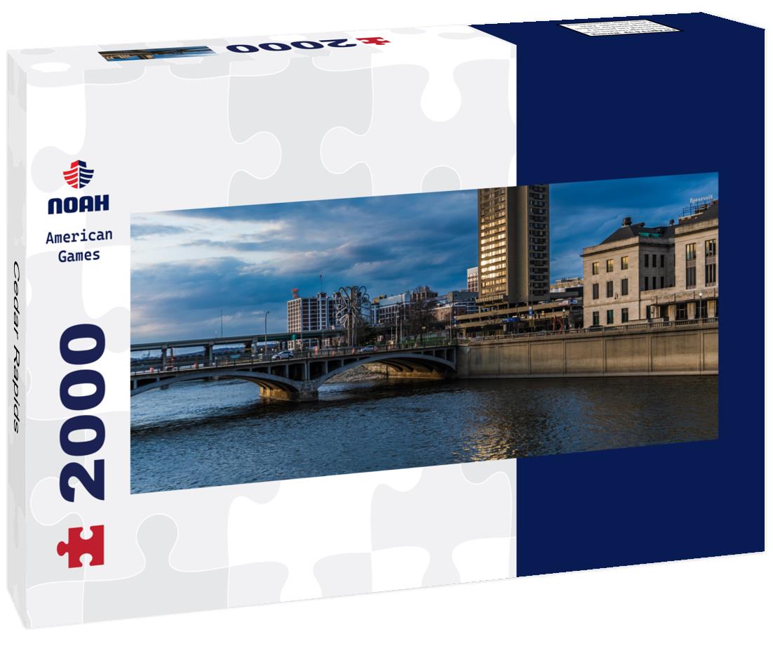 Noah Jigsaw Puzzle Cedar Rapids panorama 2000 pieces