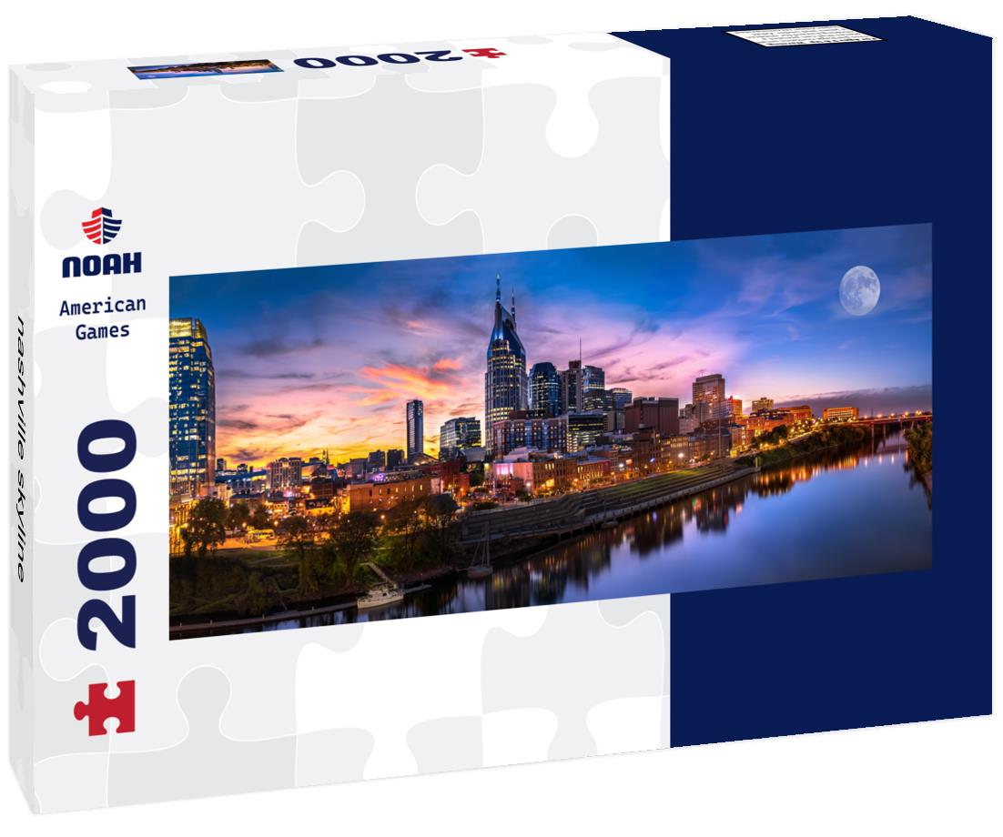 nashville skyline 2000pc Panoramic Puzzle