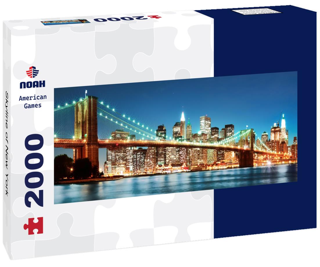 Skyline of New York 2000pc Panoramic Puzzle