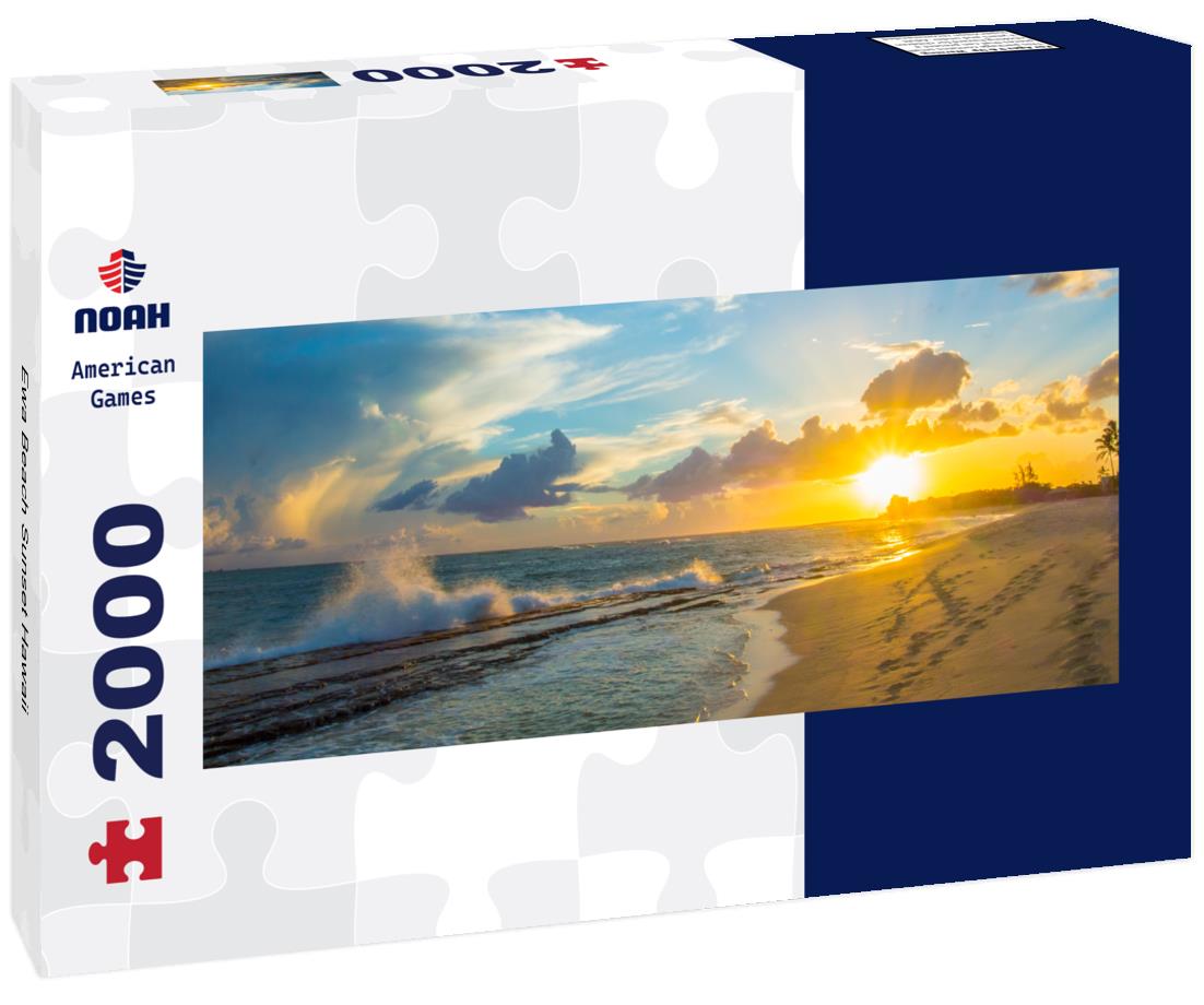 Ewa Beach Sunset Hawaii 2000pc Panoramic Puzzle