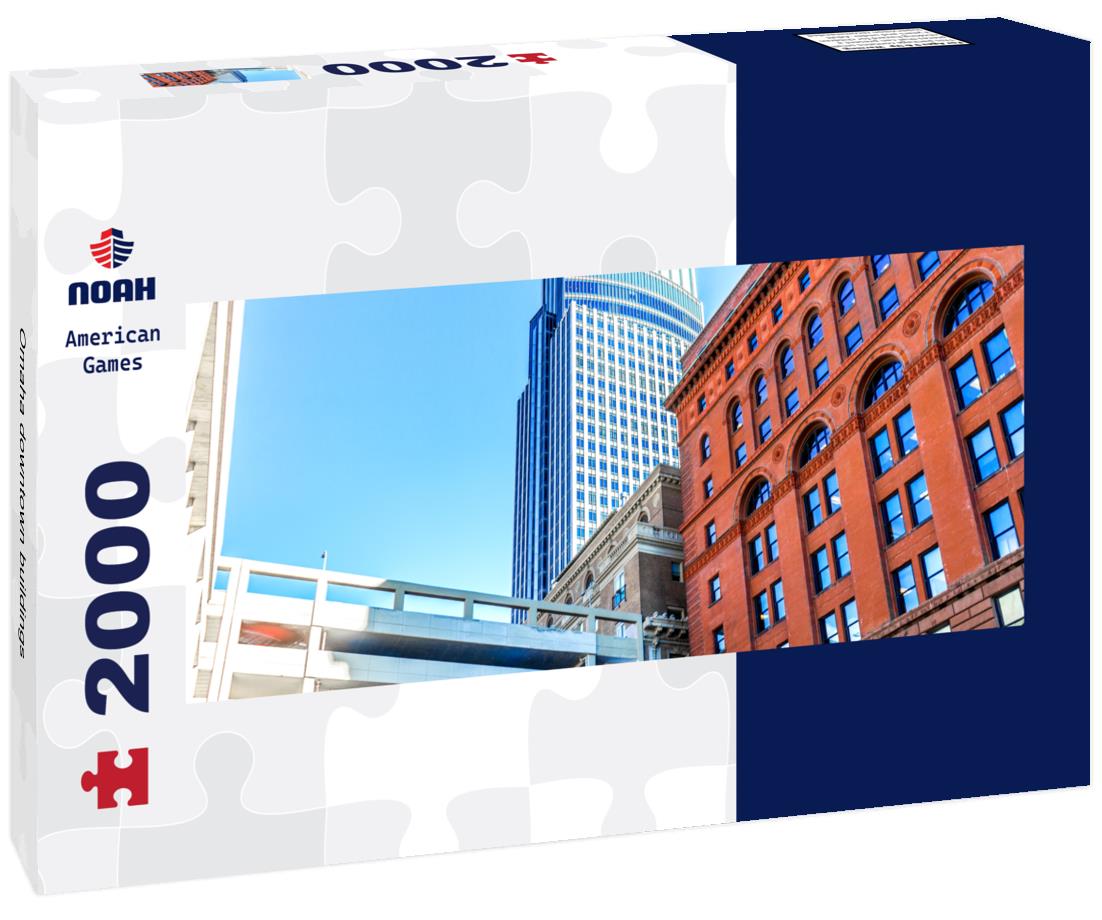 Noah Jigsaw Puzzle Omaha downtown buildings panorama 2000 pieces