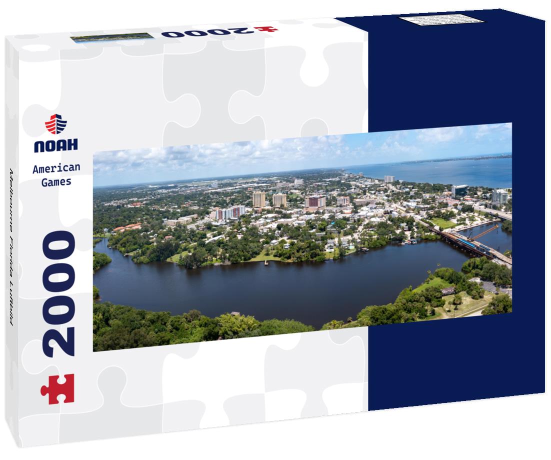 Melbourne Florida Luftbild 2000pc Panoramic Puzzle