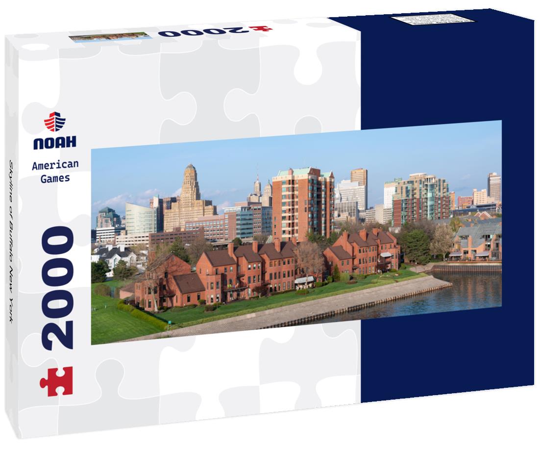 Skyline of Buffalo New York 2000pc Panoramic Puzzle