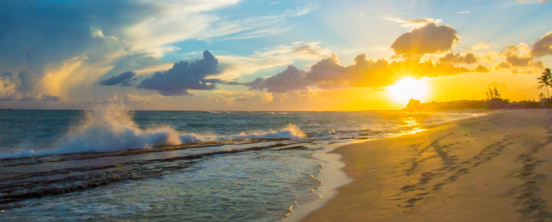 Ewa Beach Sunset Oahu, Hawaii 2000pc Panoramic Puzzle