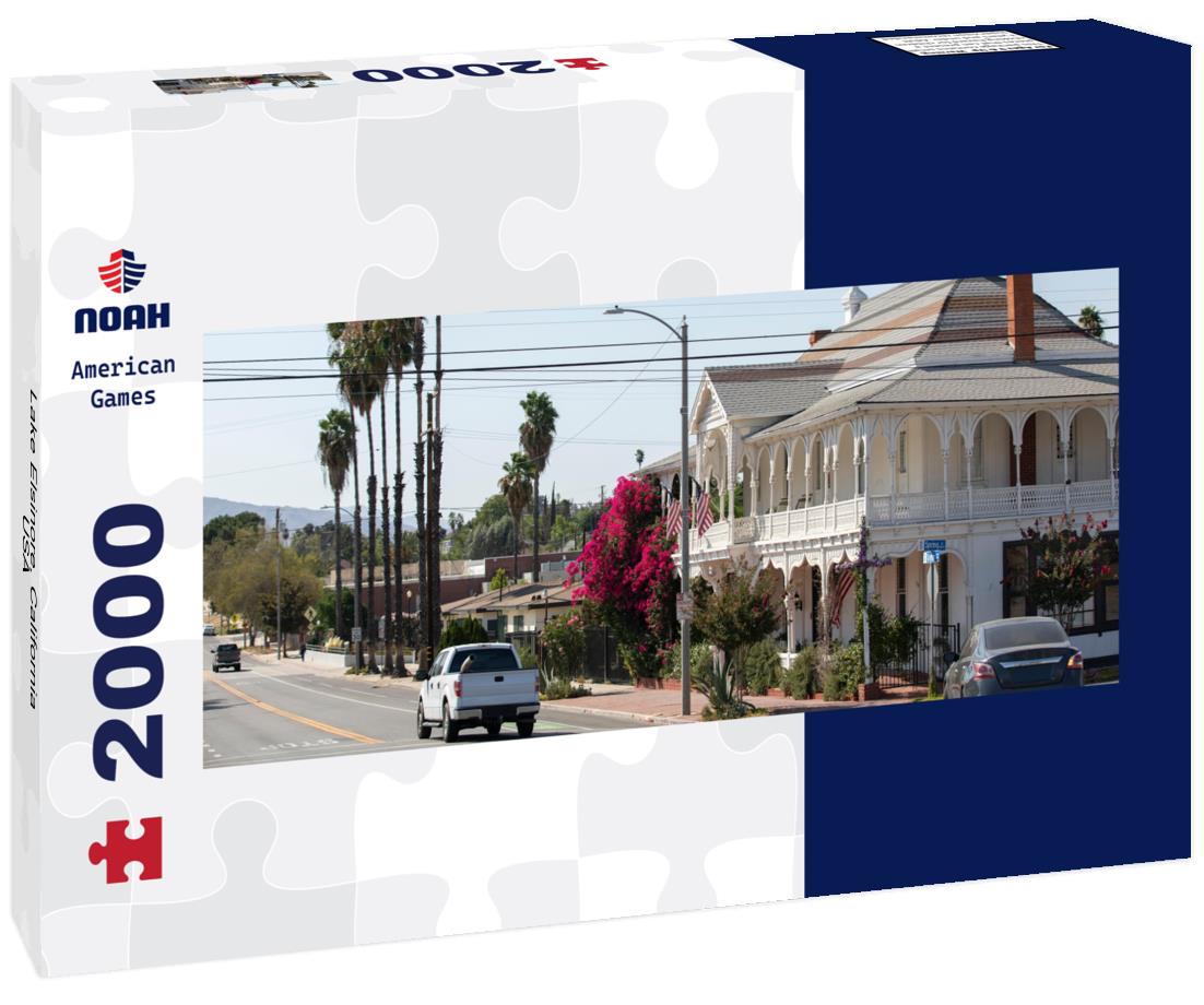 Lake Elsinore, California, USA 2000pc Panoramic Puzzle
