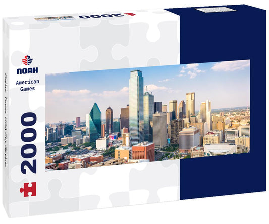 Noah Jigsaw Puzzle Dallas, Texas, USA City Skyline panorama 2000 pieces