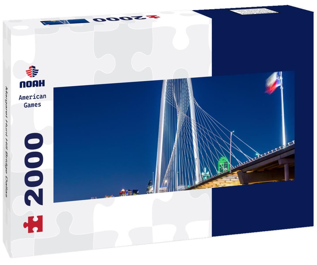 Margaret Hunt Hill Bridge Dallas 2000pc Panoramic Puzzle