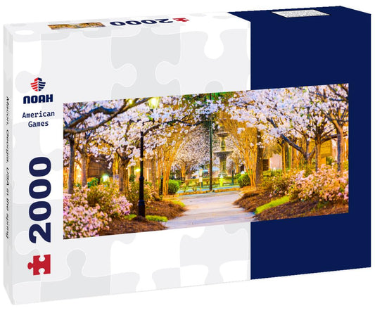 Noah Jigsaw Puzzle Macon, Georgia, USA in the spring panorama 2000 pieces
