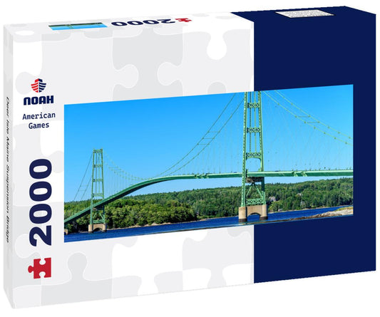 Noah Jigsaw Puzzle Deer Isle Maine Suspension Bridge panorama 2000 pieces