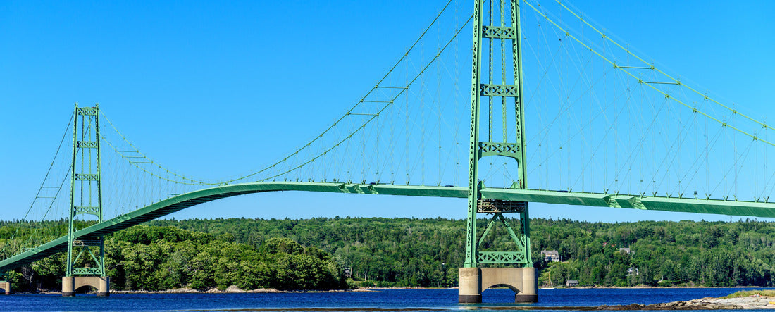 Deer Isle Maine Suspension Bridge 2000pc Panoramic Puzzle