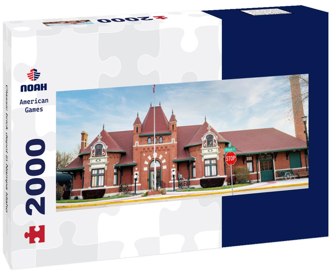 Classic brick depot in Nampa Idaho 2000pc Panoramic Puzzle