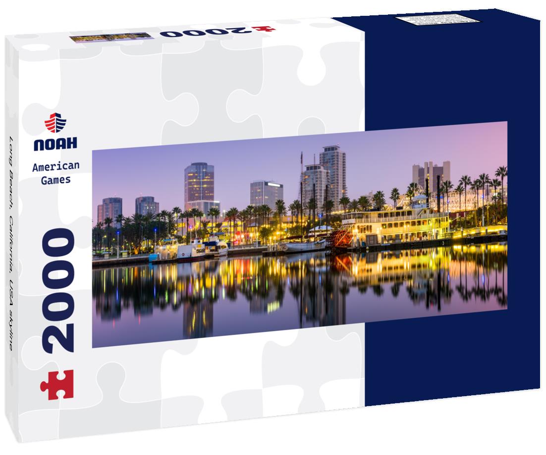 Long Beach, California, USA skyline 2000pc Panoramic Puzzle