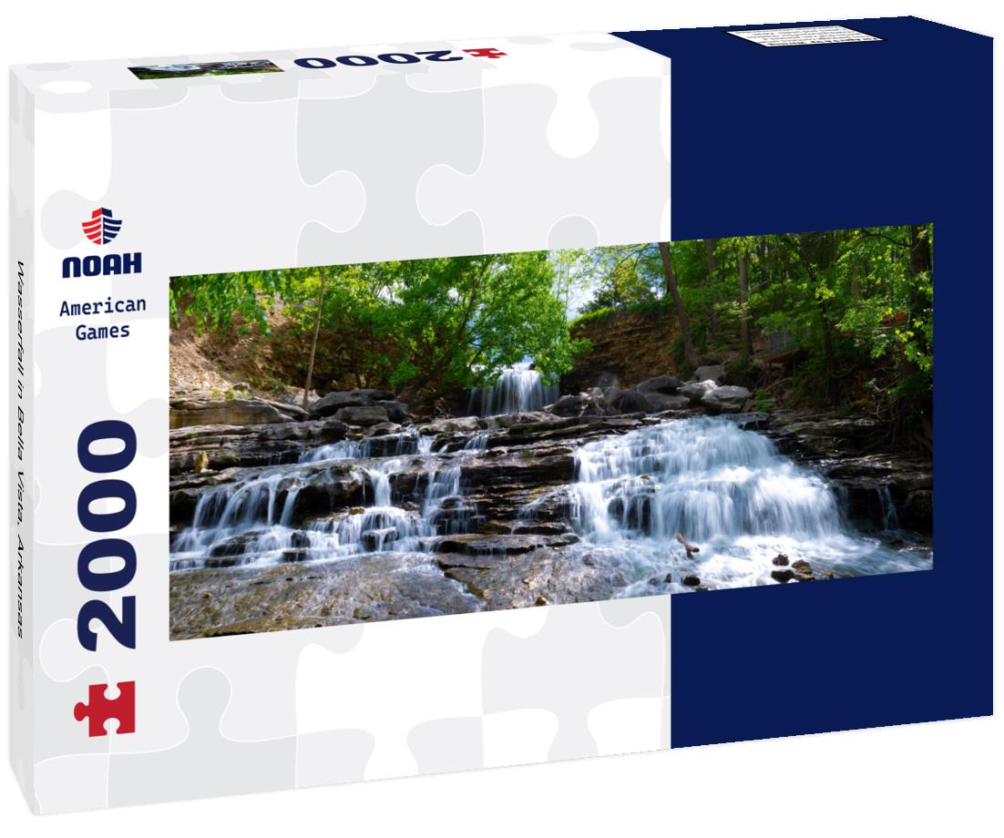 Noah Jigsaw Puzzle Wasserfall in Bella Vista, Arkansas panorama 2000 pieces