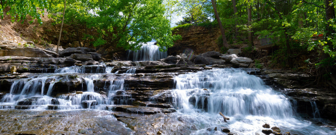Noah Jigsaw Puzzle Wasserfall in Bella Vista, Arkansas panorama 2000 pieces