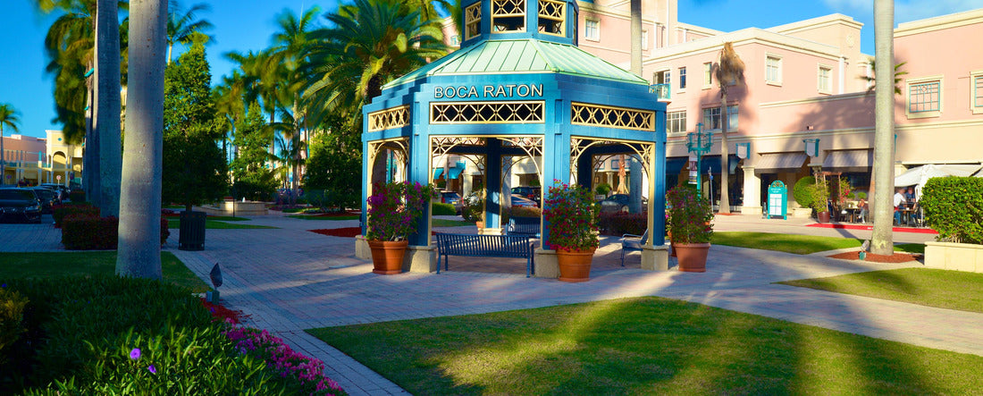 Öffentlicher Ort in Boca Raton Florida 2000pc Panoramic Puzzle
