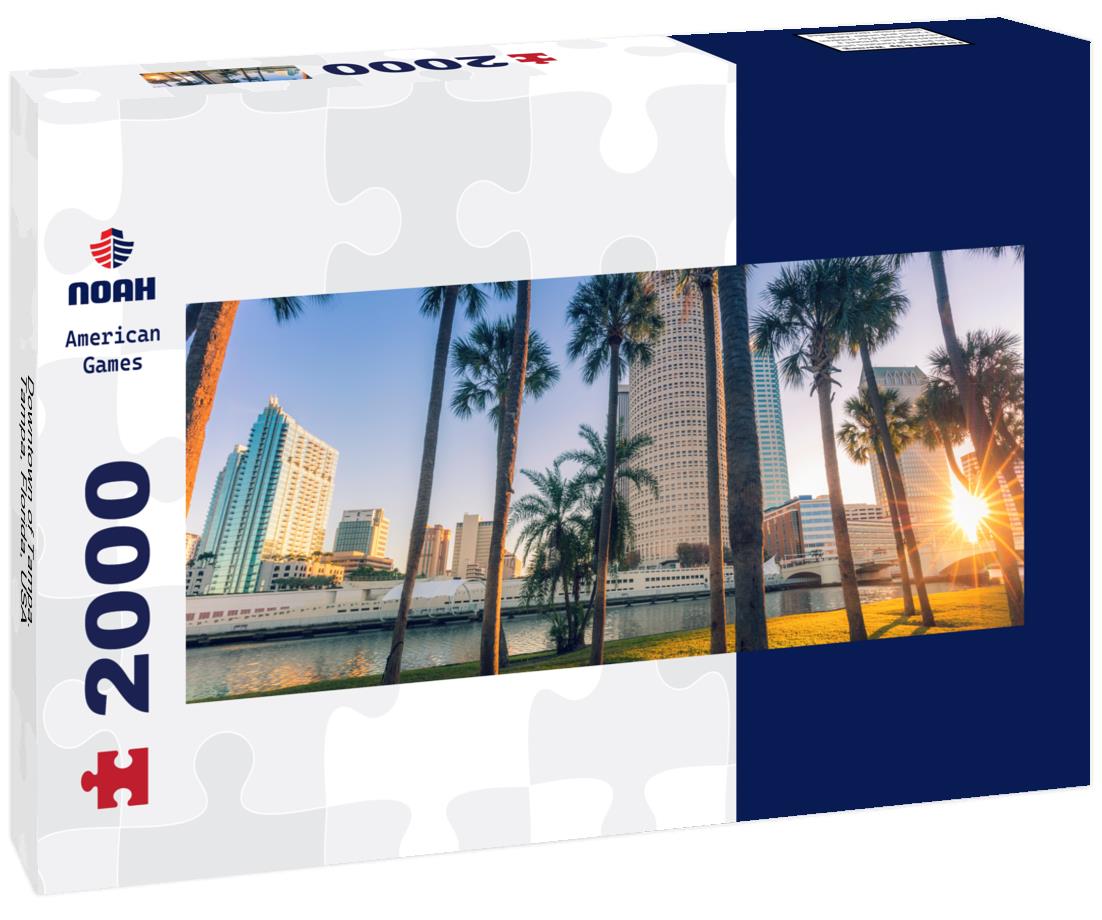 Downtown of Tampa. Tampa, Florida, USA 2000pc Panoramic Puzzle