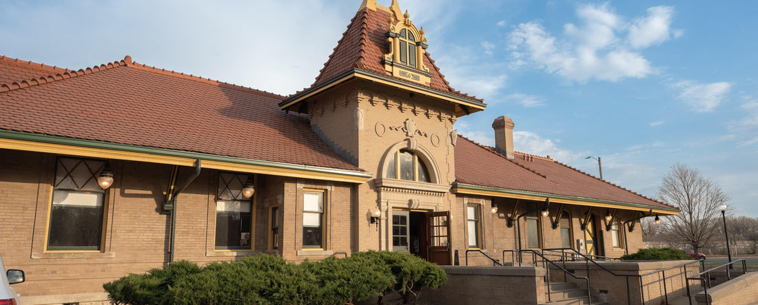 Manhattan, Kansas Train Depot Location 2000pc Panoramic Puzzle