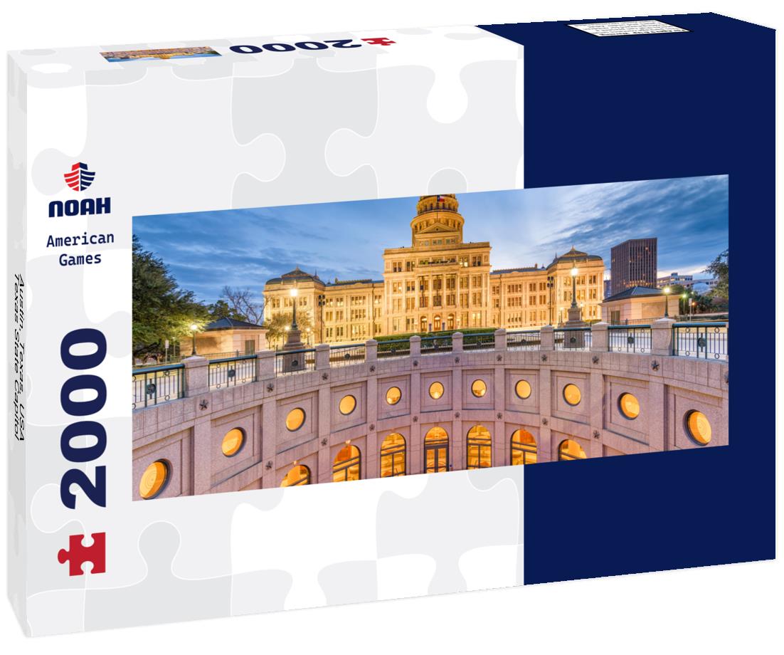 Austin, Texas, USA, Texas State Capitol 2000pc Panoramic Puzzle
