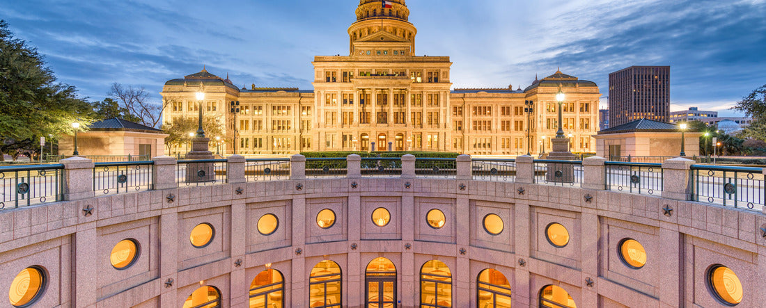 Austin, Texas, USA, Texas State Capitol 2000pc Panoramic Puzzle