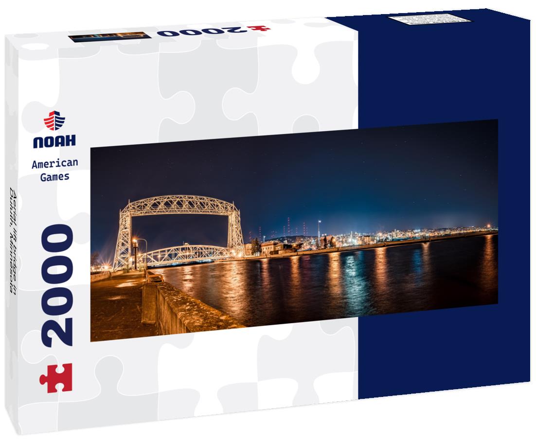 Noah Jigsaw Puzzle Aerial lift bridge in Duluth, Minnesota panorama 2000 pieces