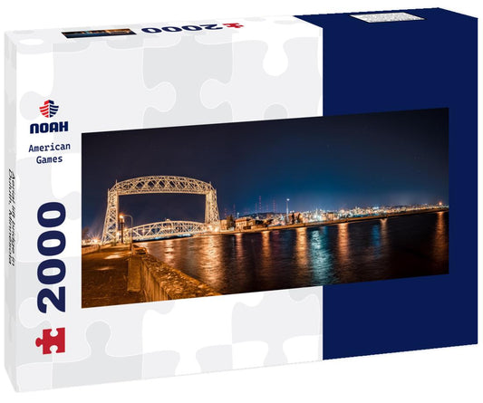 Noah Jigsaw Puzzle Aerial lift bridge in Duluth, Minnesota panorama 2000 pieces