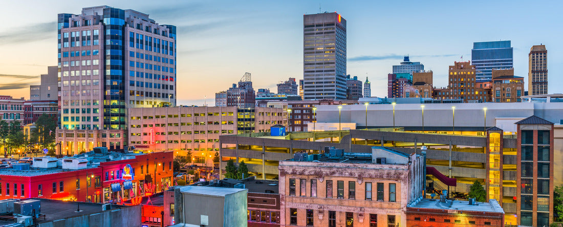 Noah Jigsaw Puzzle Memphis, Tennessee, USA downtown skyline panorama 2000 pieces