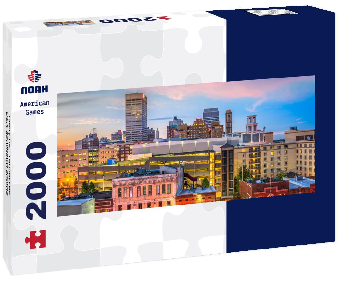 Noah Jigsaw Puzzle Memphis, Tennessee, USA downtown skyline panorama 2000 pieces