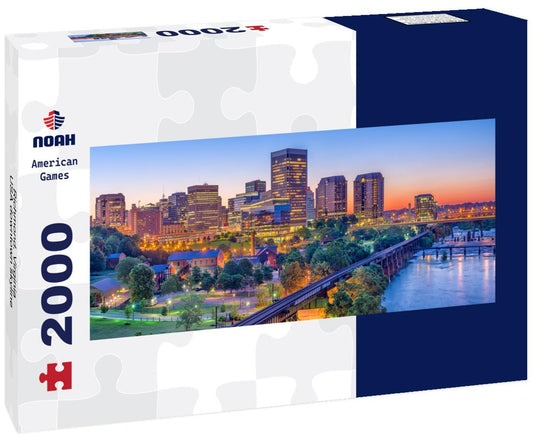 Noah Jigsaw Puzzle Richmond, Virginia, USA downtown skyline panorama 2000 pieces