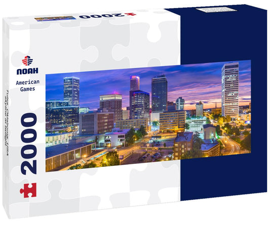 Noah Jigsaw Puzzle Tulsa, Oklahoma, USA skyline at twilight panorama 2000 pieces