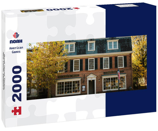 Noah Jigsaw Puzzle Booth House Tavern, New Castle, Delaware panorama 2000 pieces