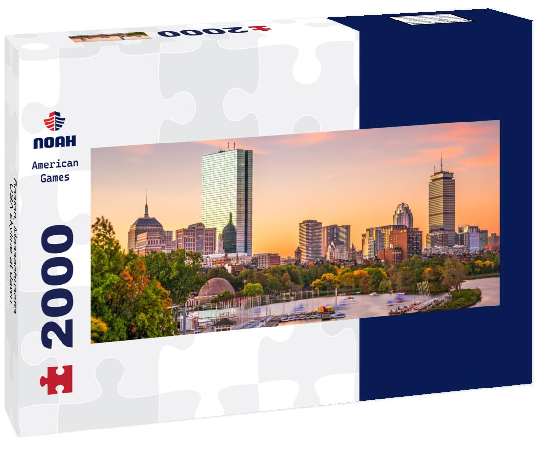 Boston, Massachusetts, USA skyline at dawn 2000pc Panoramic Puzzle