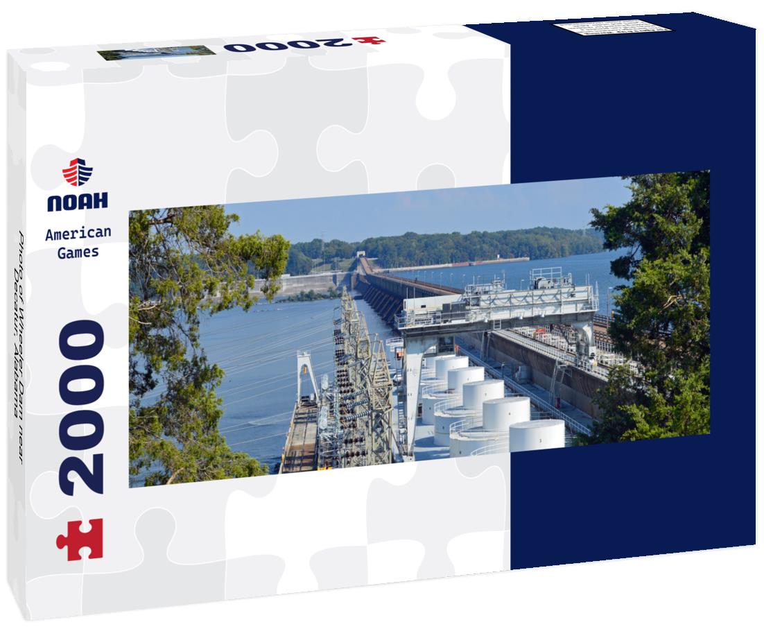 Wheeler Dam near Decatur, Alabama 2000pc Panoramic Puzzle