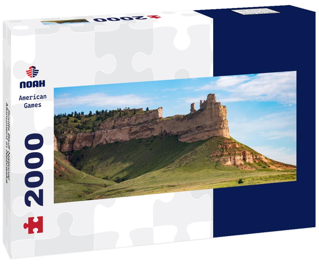 Scotts Bluff National Monument in Nebraska 2000pc Panoramic Puzzle
