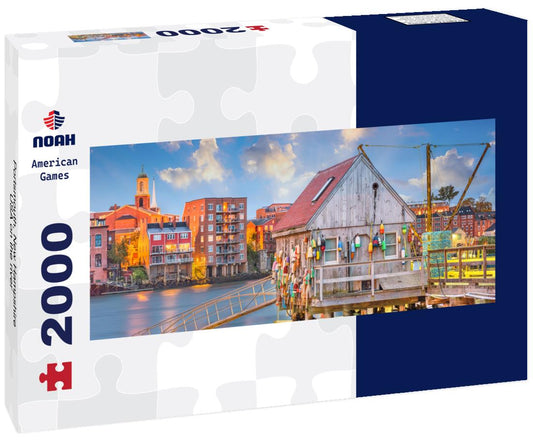 Noah Jigsaw Puzzle Portsmouth, New Hampshire, USA on the river panorama 2000 pieces