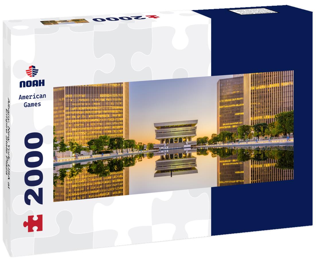 Albany, New York, USA at Empire State Plaza 2000pc Panoramic Puzzle