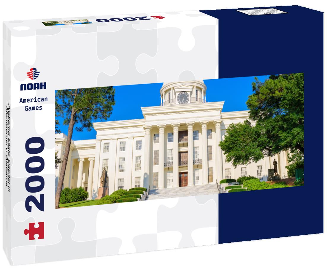 Alabama State Capitol in Montgomery, Alabama 2000pc Panoramic Puzzle