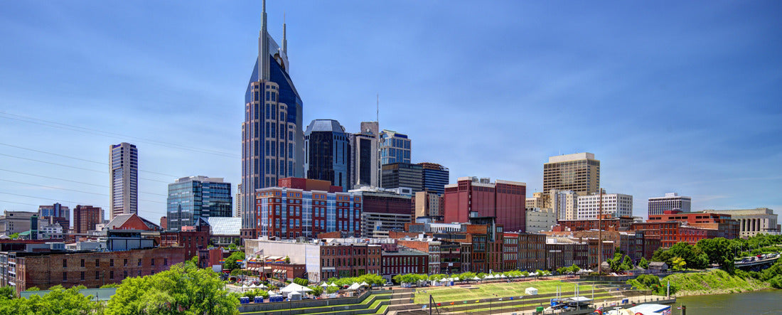 Noah Jigsaw Puzzle Skyline of downtown Nashville, Tennessee, USA panorama 2000 pieces