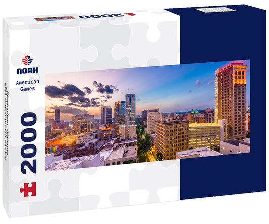 Noah Jigsaw Puzzle Birmingham, Alabama, USA downtown city skyline panorama 2000 pieces