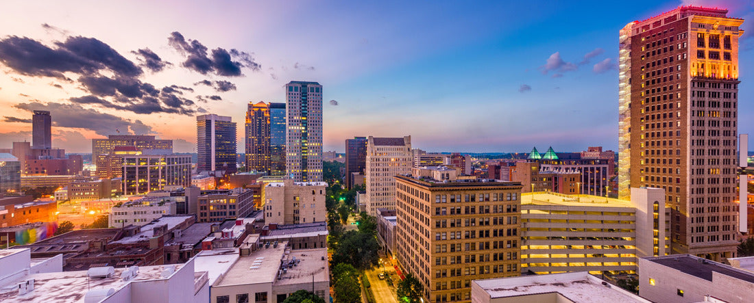 Noah Jigsaw Puzzle Birmingham, Alabama, USA downtown city skyline panorama 2000 pieces